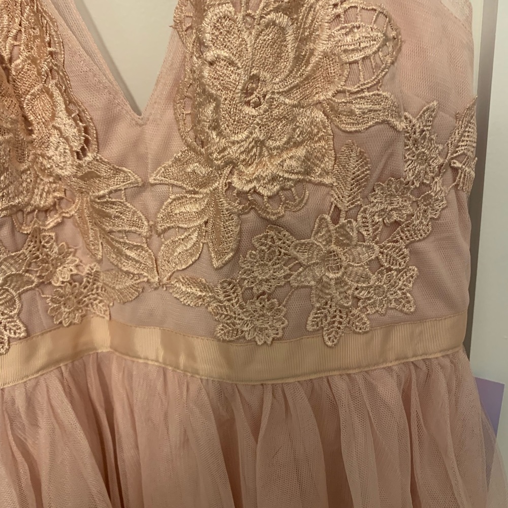 Light pink homecoming dress
